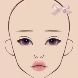عکس خانم گلی رو میکاپ کن