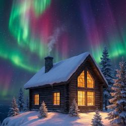 عکس ༺ کـلبــه بــرفـی༻