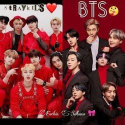 عکس BTS vs STRAYKIDS