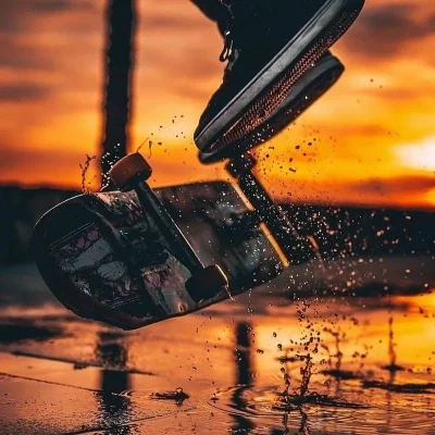 عکس به اسکیت برد علاقه داری؟