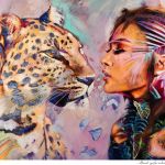 تِرِسا و دو پلنگ کوهی