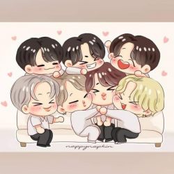 رنگ های مورد علاقه ی اعضای گروه بی تی اس😍