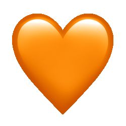 عکس قلب‌های‌نارنجی-🧡!