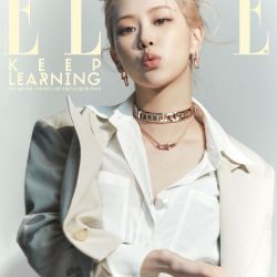 فوتوشات های منتشر شده از رزی برای کاور نسخه ژوئن مجله Elle  کره با همکاری برند tiffany&co