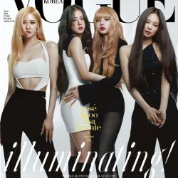 فوتوشات های منتشر شده از بلک پینک برای کاور نسخه ژوئن مجله vogueکره
