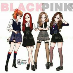 عکس 🦄فن آرت ویدیو موزیک بلک پینک 😊