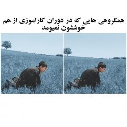 عکس همگروه هایی که دوران کارآموزی از هم خوششون نمیومد