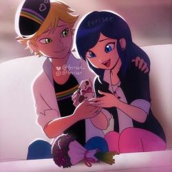 داستان عاشق 💏 شدن مرینت از زبون خودش P2