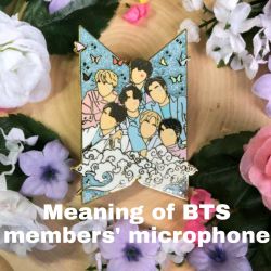 عکس Meaning of BTS members' microphone