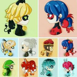 شخصیت های میراکلس به شکل انیمه