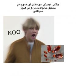 عکس جوک درحد گاز زدن زمین🤣(BTS)😹😂