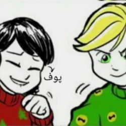 عکس کمیک طنز میراکلس ( سر همین عاشق پلگ شدم ) 😹😹😍😍🤣🤣
