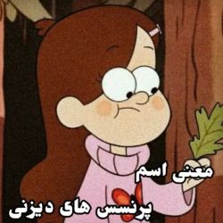 معنی اسم پرنسس های دیزنی