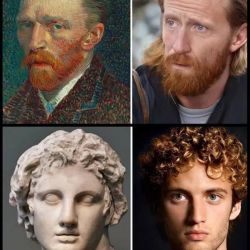 شخصیت‌های تاریخی‌ای که به کمک هوش مصنوعی به شکل مدرن شبیه‌سازی شده‌اند p2