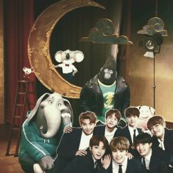 نفوذ بی تی اس به انیمیشن ها😂❣