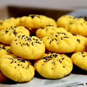 عکس طرز تهیه نون برنجی