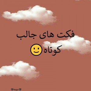 فکت های جالب کوتاه🙂P2