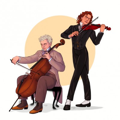 فال نیک آرت GOOD OMENS