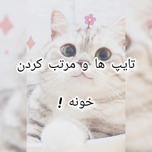 تایپ ها و مرتب کردن خونه