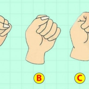 این تست از روی نوع مشت دست