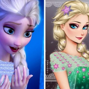 پرنسس های دیزنی به‌صورت انیمه