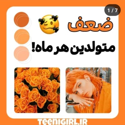 ضعف متولدین هر ماه !