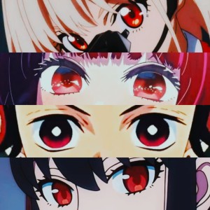 کرکتر های چشم قرمز انیمه ای