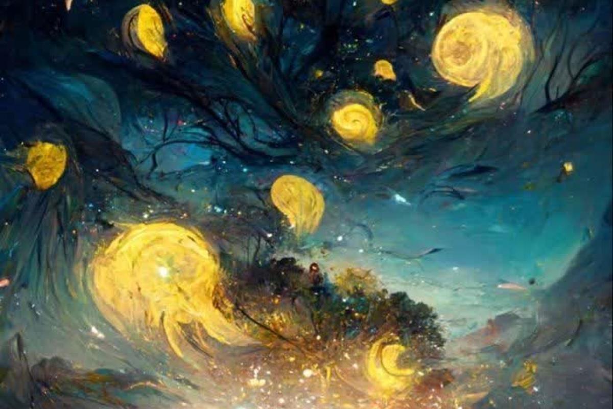 عکس شب پر ستاره پینترستی✌
