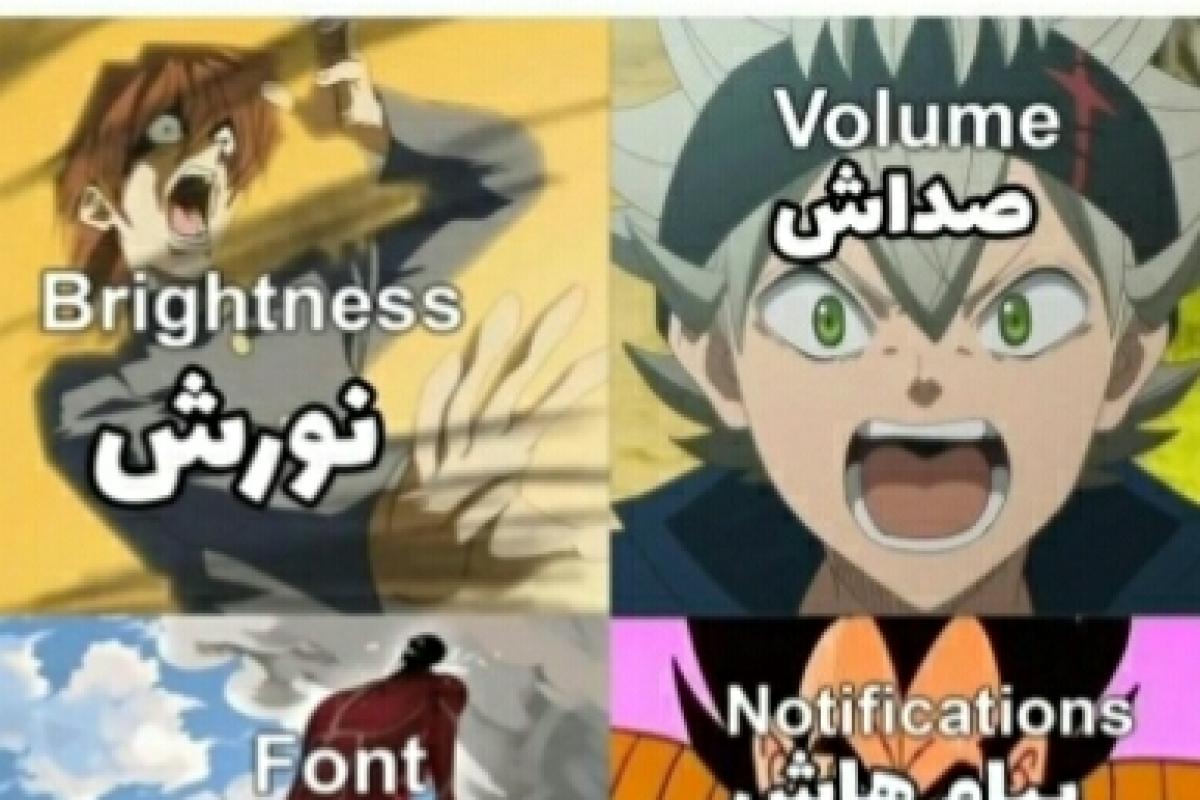 عکس میم انیمه ای p13