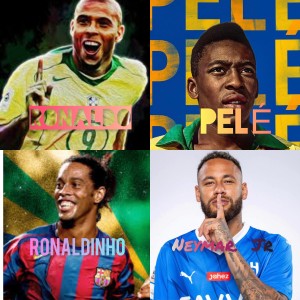 عکس ۴ تا برترین گل زن های تاریخ برزیل