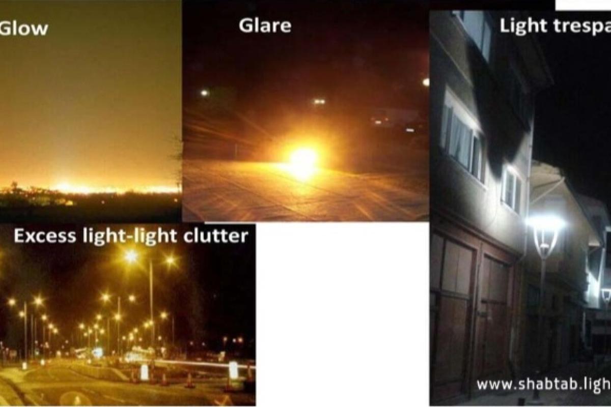 عکس آلودگی نوری چیست؟