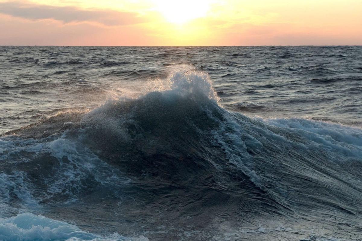 عکس علت ایجاد پدیده موج دریا