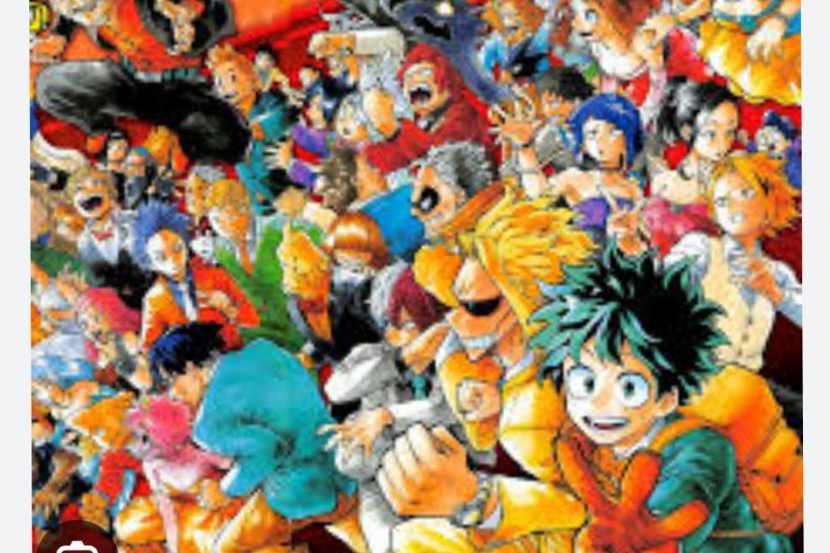 عکس کارکتر های انیمه درنظرهوش مصنوعی(مای هیرو آکادمی)