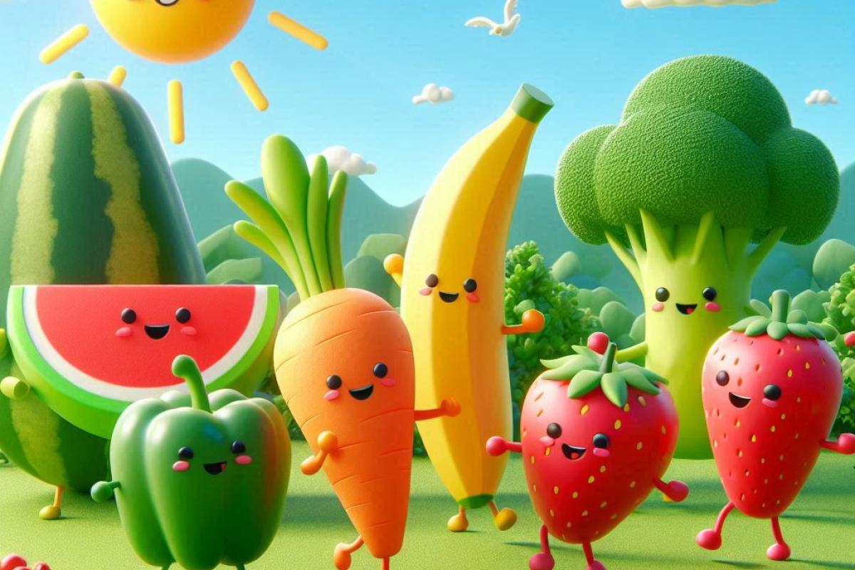 عکس فواید میوه و سبزیجات برای بدن