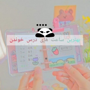 عکس بهترین زمان برای درس خوندن📚