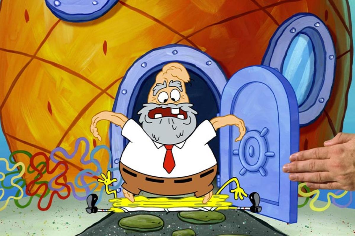 عکس «انیمیشن باب اسفنجی و منطقه جزر و مد»