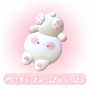 عکس چالش با بلاگیون فراتر از گل!p2