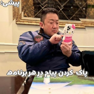 عکس پاک کردن پیام در هر برنامه