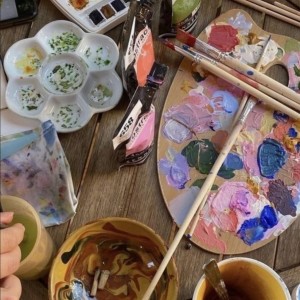 عکس ایده نقاشی مینیمال