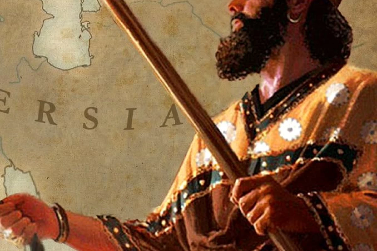 عکس امپراتور پارسیان کوروش بزرگ