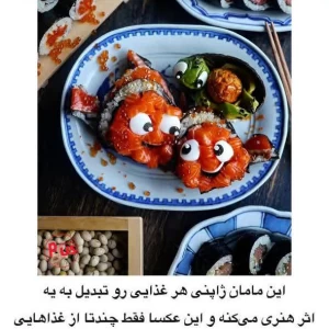 عکس خلاقیت مامان ژاپنی