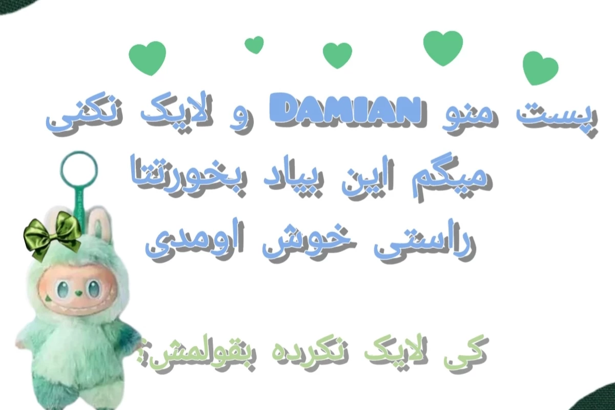 عکس تو باید تحمل کنی!(تستچی ver)