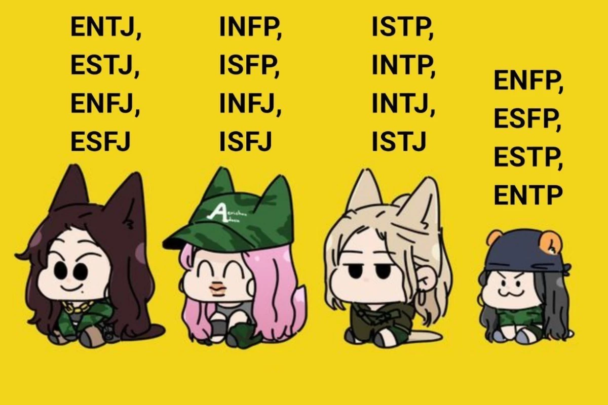 عکس میم MBTI پارت ۲