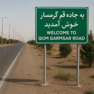 عکس سوالات جاده ی قم گرمسار؟