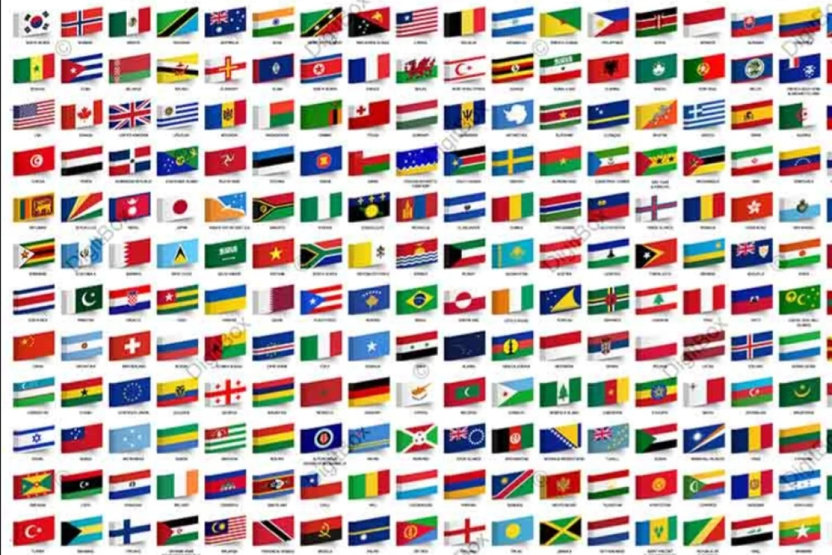 عکس پرچم هایی که مستطیلی نیستند؟