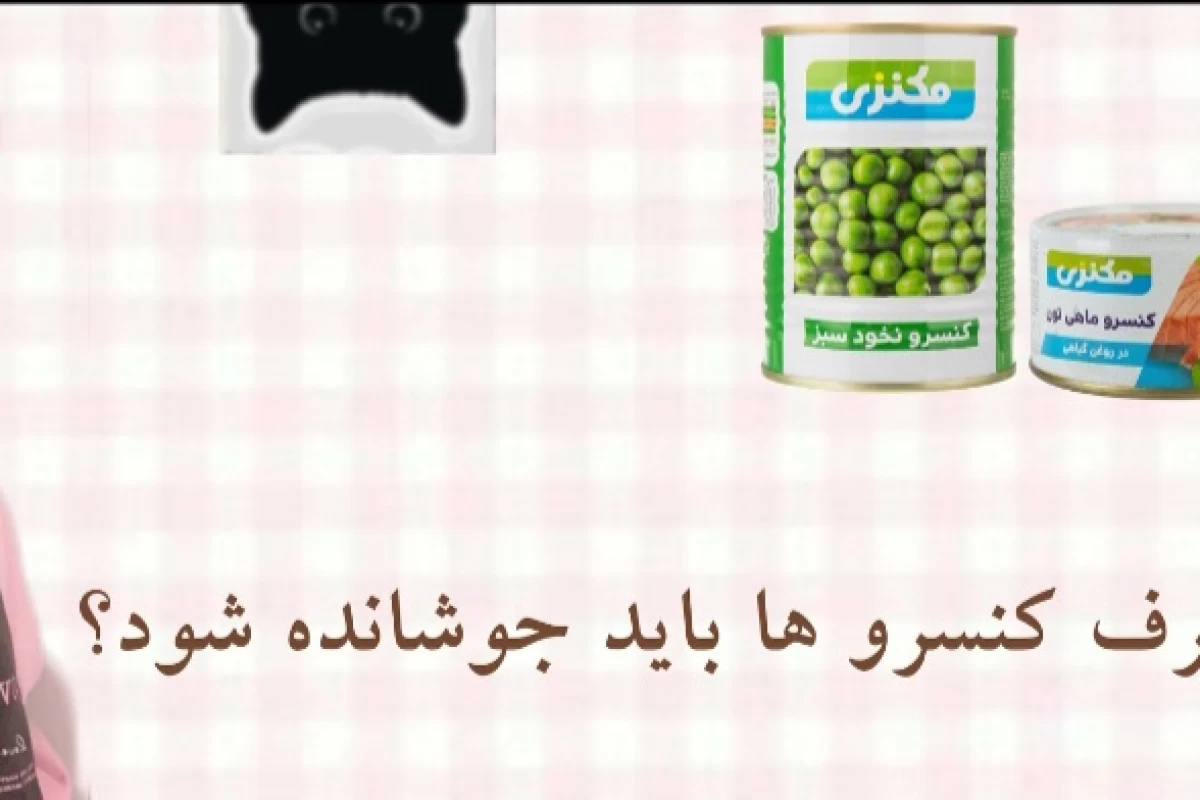 عکس چرا باید کنسرو ها جوشانده شد؟
