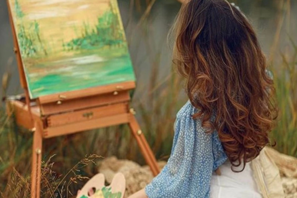 عکس ایده نقاشی روی بوم 🐳🦋