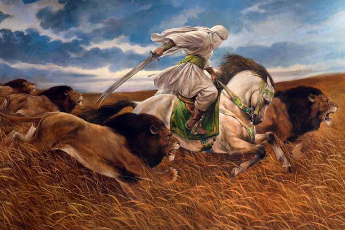 عکس ندای خیبر است، پهلوان جنگ ها علی!...