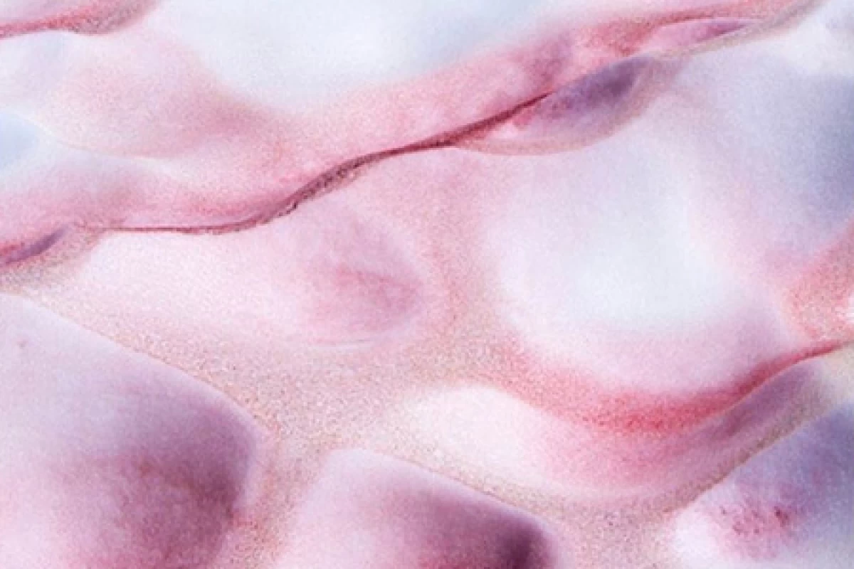 عکس برف صورتی؟