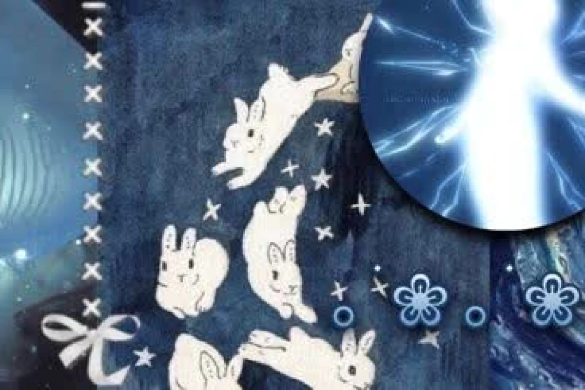 عکس معنی رنگ ها در نقاشی"شب پر ستاره"